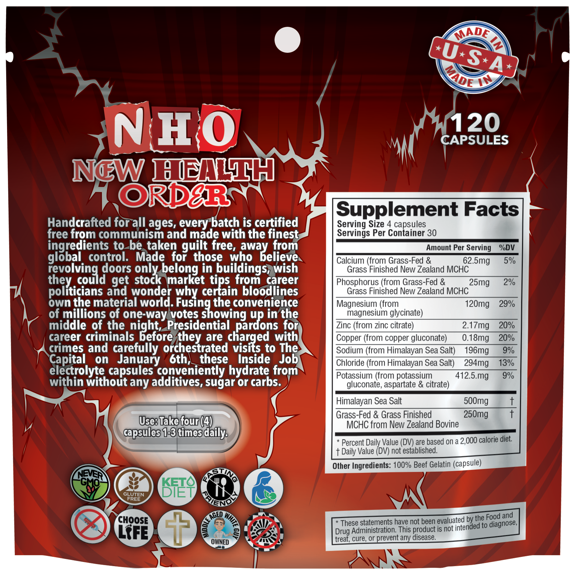 Inside Job Electrolyte Capsules