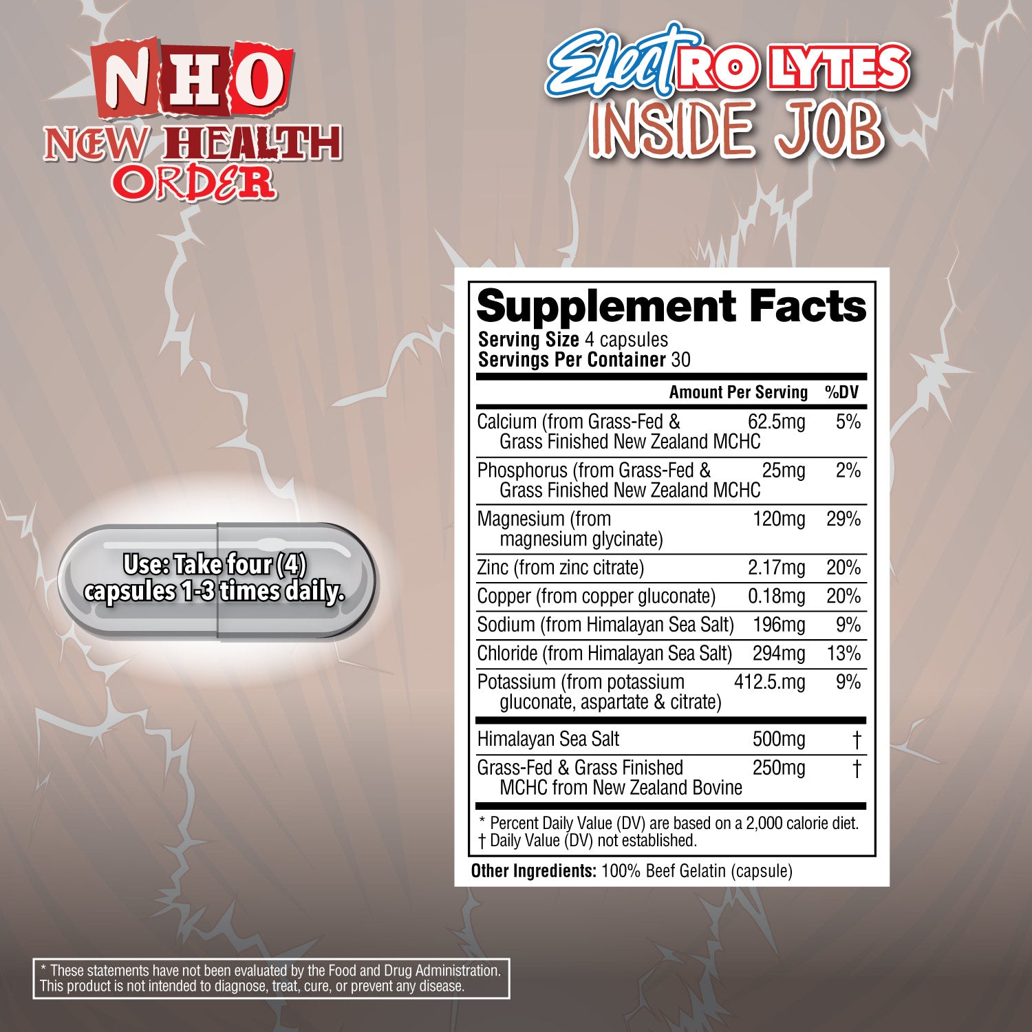 Inside Job Electrolyte Capsules