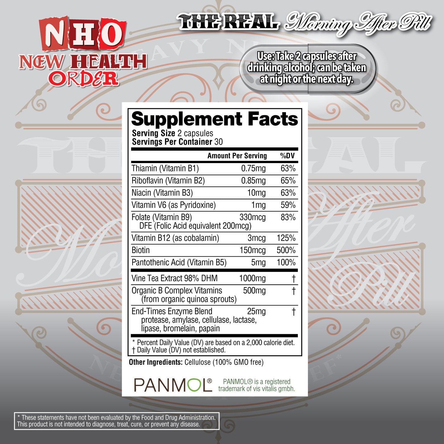 The Real Morning After Pill (supplement for hangovers)